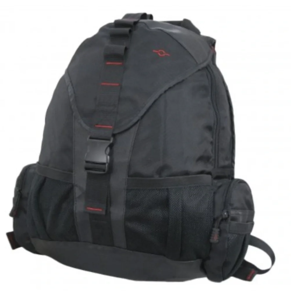 Flying Circle Black Backpack Mag Gear Book Camping Hiking‎ Recreational Bag